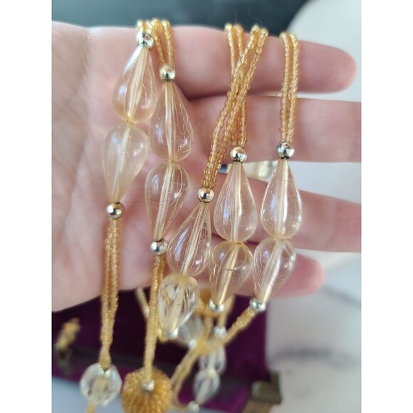 Vintage Beaded Extra Long Necklace - Picture 7 of 10